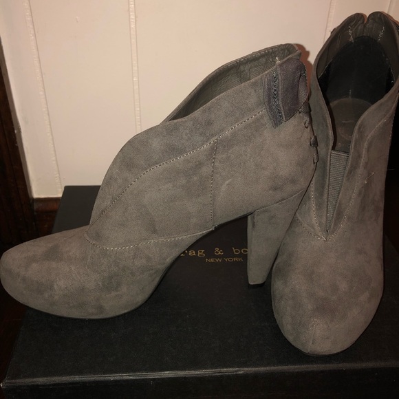 Guess grey suede booties - Picture 3 of 4